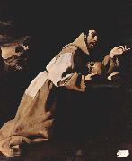 Francisco de Zurbaran St Francis in Meditation Germany oil painting artist